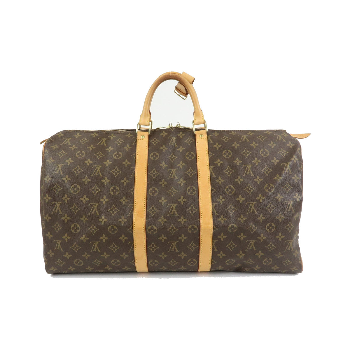 Louis Vuitton Keepall Monogram Canvas, Brown, Canvas, Travel Bag