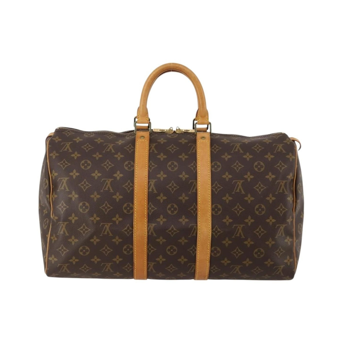 Louis Vuitton Keepall Monogram Canvas, Brown, Canvas, Travel Bag