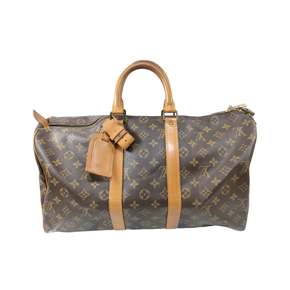 Louis Vuitton Keepall Monogram Canvas, Brown, Canvas, Travel Bag