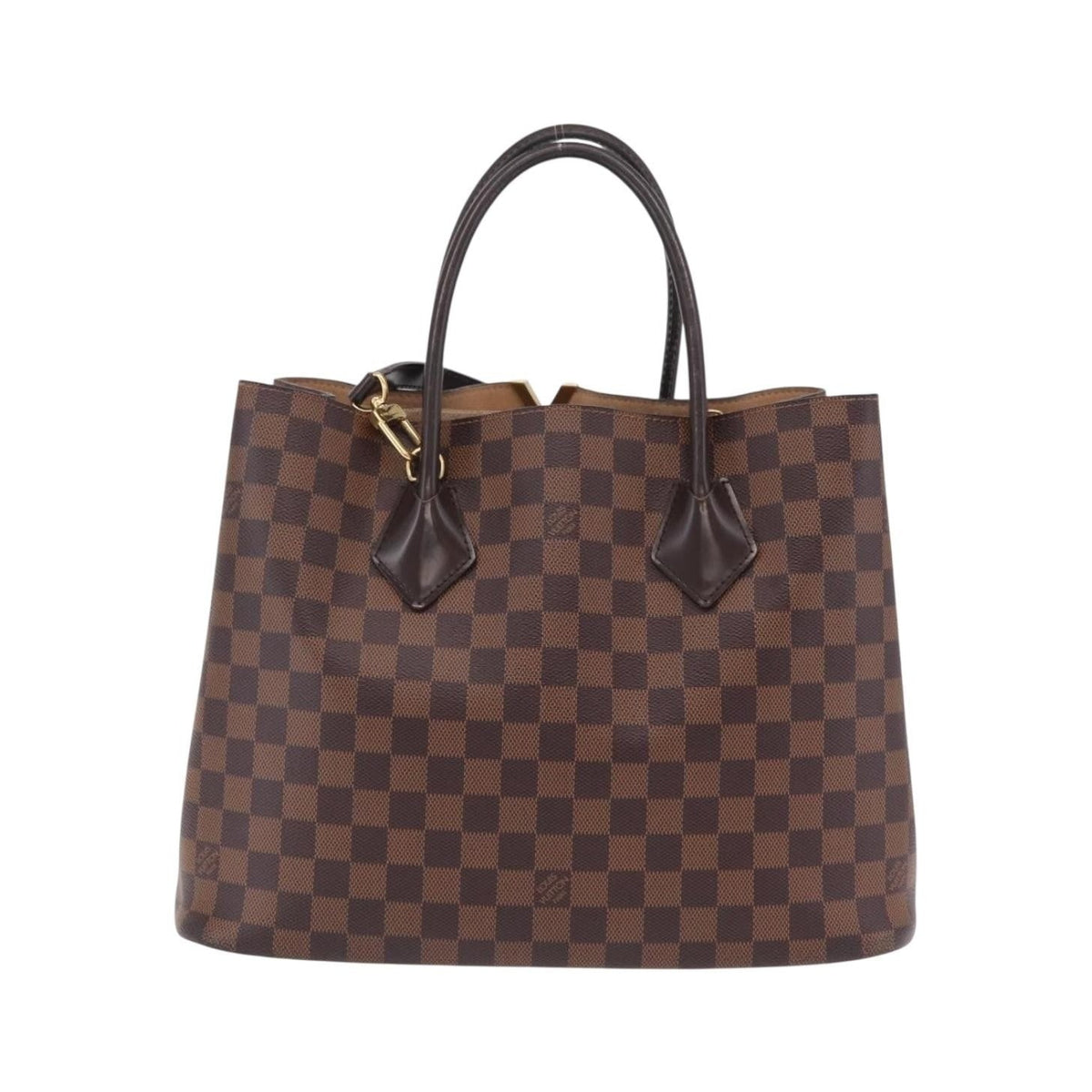 Louis Vuitton Kensington Damier, Brown, Canvas, Handbag