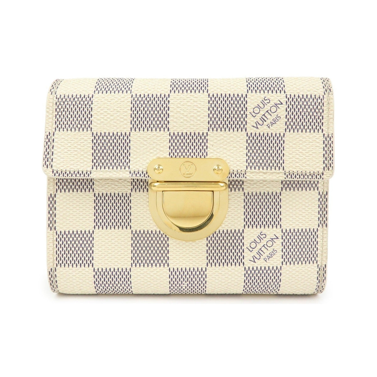 Louis Vuitton Koala Damier, Beige, Canvas, Wallet