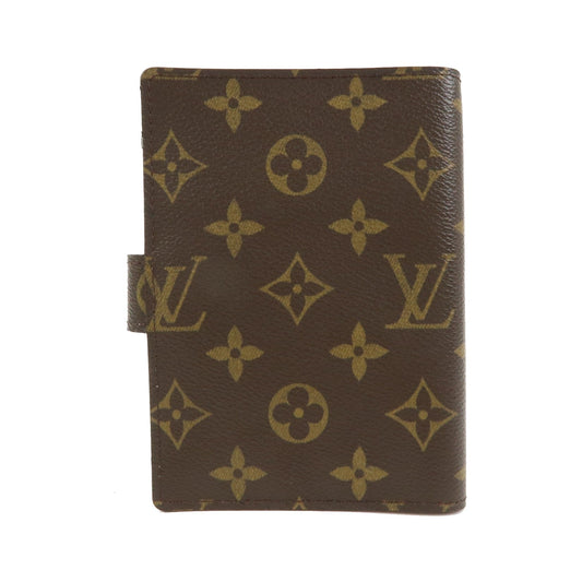 Louis Vuitton Koala Ring Agenda Cover Monogram Canvas, Brown, Canvas, Briefcase