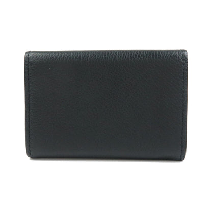Louis Vuitton Lockmini Leather, Black, Leather, Wallet