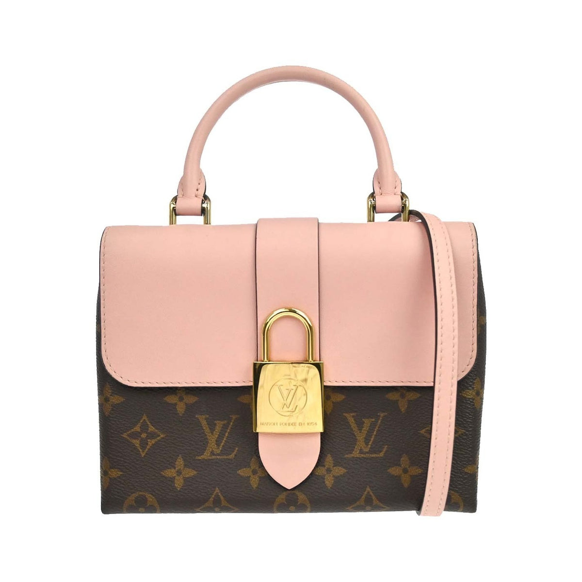 Louis Vuitton Locky BB Monogram, Brown, Canvas, Handbag