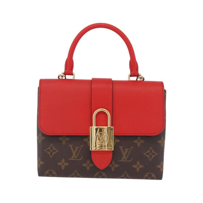 Louis Vuitton Locky Monogram Canvas with Leather, Red, Canvas, Handbag