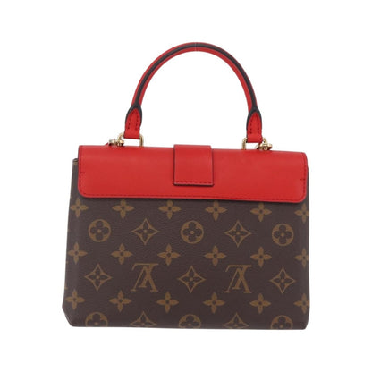 Louis Vuitton Locky Monogram Canvas with Leather, Red, Canvas, Handbag