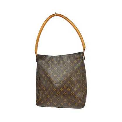 Louis Vuitton Looping Monogram Canvas, Brown, Canvas, Handbag