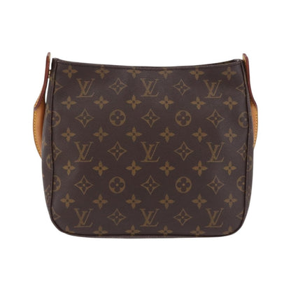 Louis Vuitton Looping Monogram Canvas, Brown, Canvas, Handbag