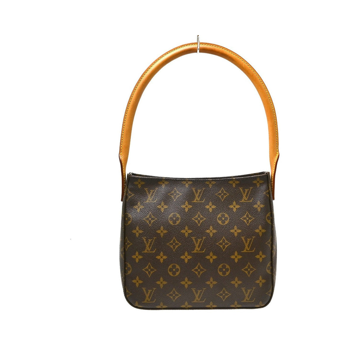 Louis Vuitton Looping Monogram Canvas, Brown, Canvas, Handbag