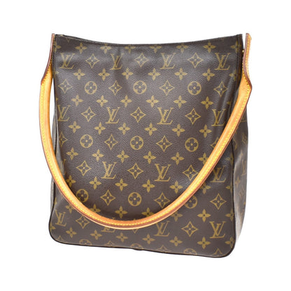 Louis Vuitton Looping Monogram Canvas, Brown, Canvas, Handbag