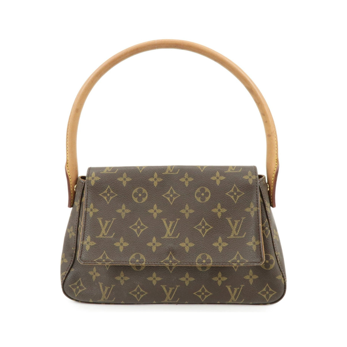 Louis Vuitton Looping Monogram Canvas, Brown, Canvas, Handbag