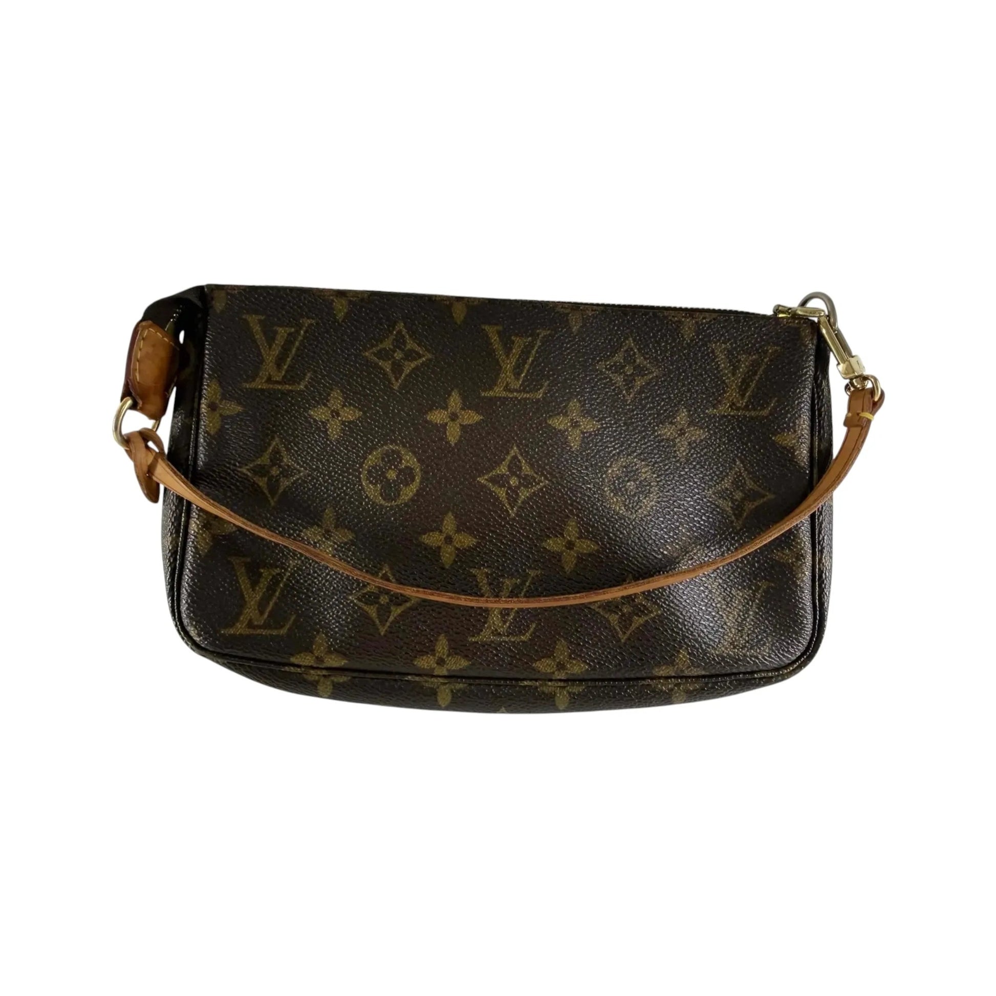 Louis Vuitton Louis Vuitton Monogramme Pochette Monogramme Canvas, Brown, Canvas, Clutch