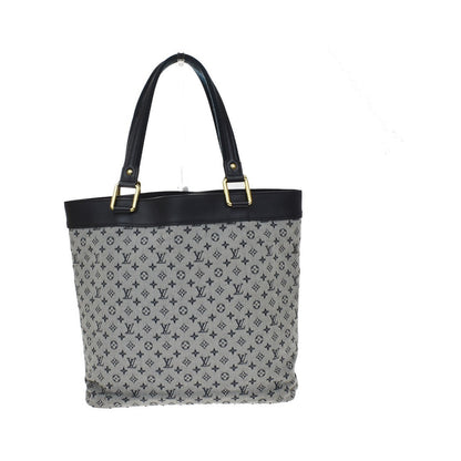 Louis Vuitton Lucille Mini Lin, Blue, Canvas, Handbag