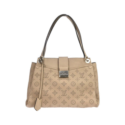 Louis Vuitton Mahina Monogram Leather, Beige, Leather, Shoulder Bag