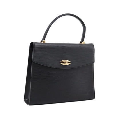 Louis Vuitton Malesherbes Epi Leather, Black, Leather, Handbag