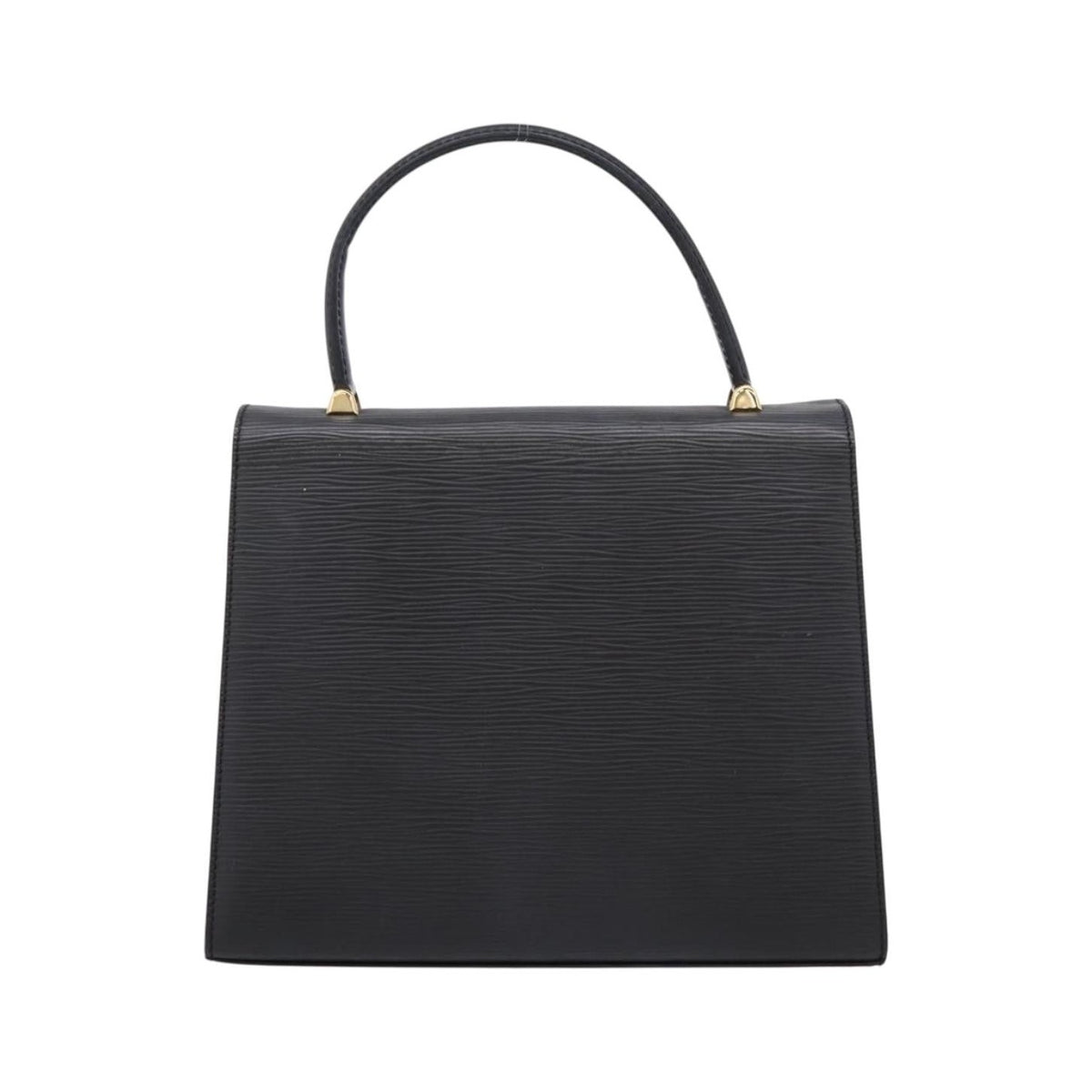 Louis Vuitton Malesherbes Epi Leather, Black, Leather, Handbag
