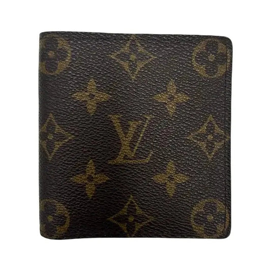 Louis Vuitton Marco Monogram Canvas, Brown, Canvas, Wallet