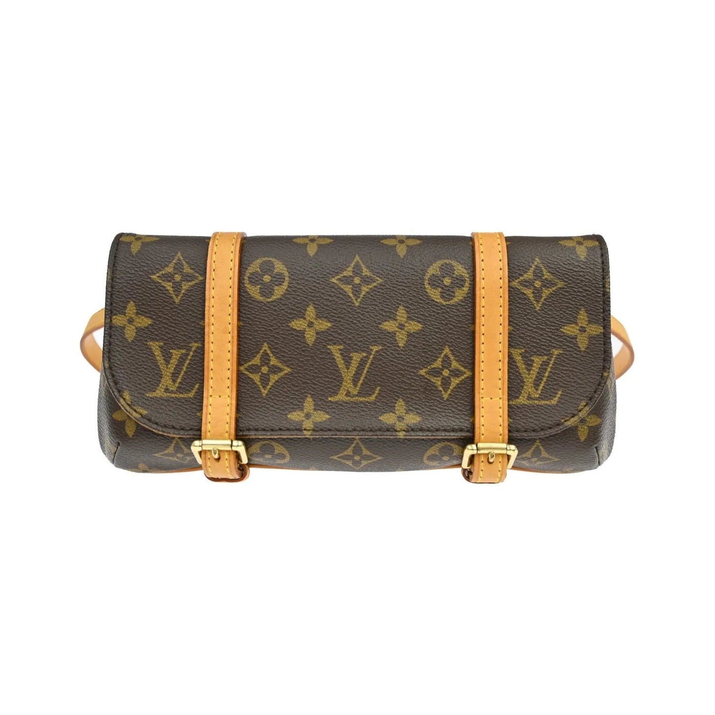 Louis Vuitton Marelle Monogram, Brown, Canvas, Clutch