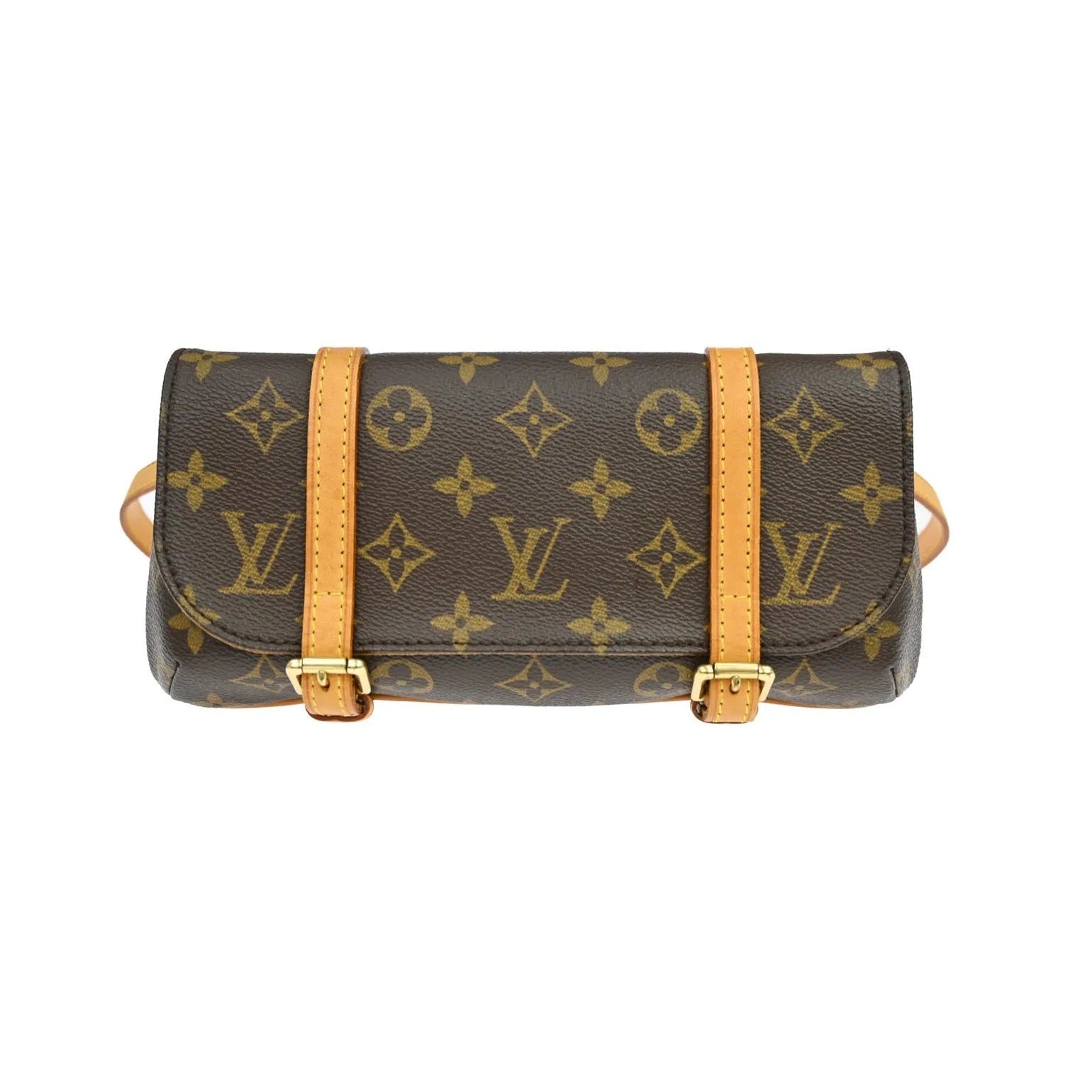 Louis Vuitton Marelle Monogram, Brown, Canvas, Clutch