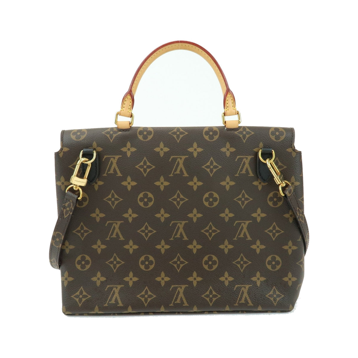 Louis Vuitton Marignan Monogram Canvas with Leather, Brown, Canvas, Handbag