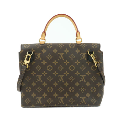 Louis Vuitton Marignan Monogram Canvas with Leather, Brown, Canvas, Handbag
