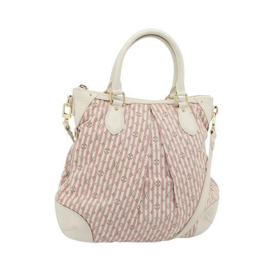 Louis Vuitton Marina Mini Lin Croisette, Pink, Canvas, Handbag