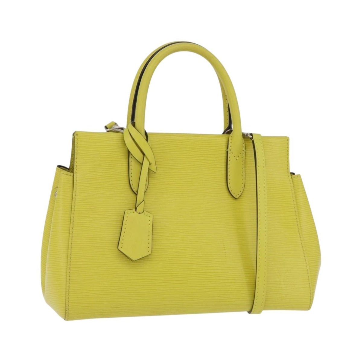 Louis Vuitton Marly Epi Leather, Yellow, Leather, Handbag