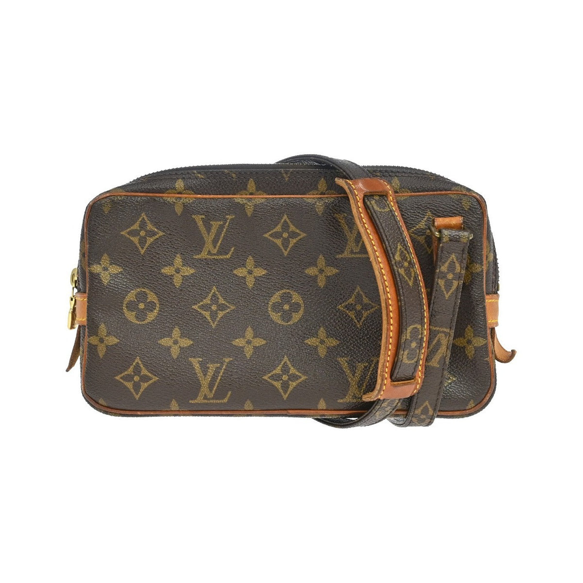 Louis Vuitton Marly Monogram, Brown, Canvas, Handbag