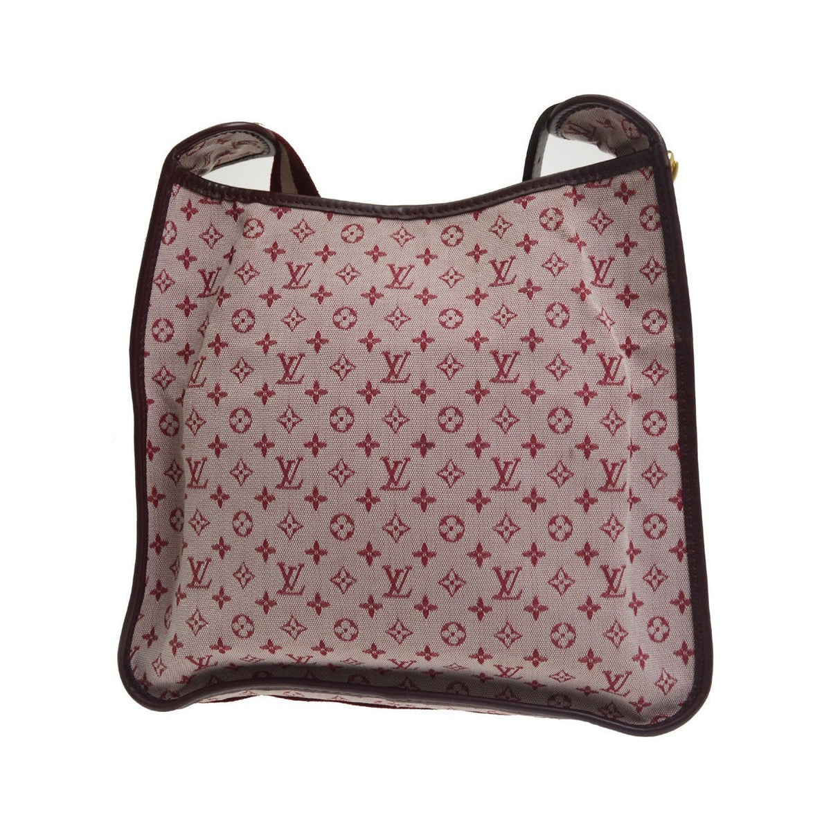 Louis Vuitton Mary Kate Messenger Mini Lin, Burgundy, Canvas, Shoulder Bag
