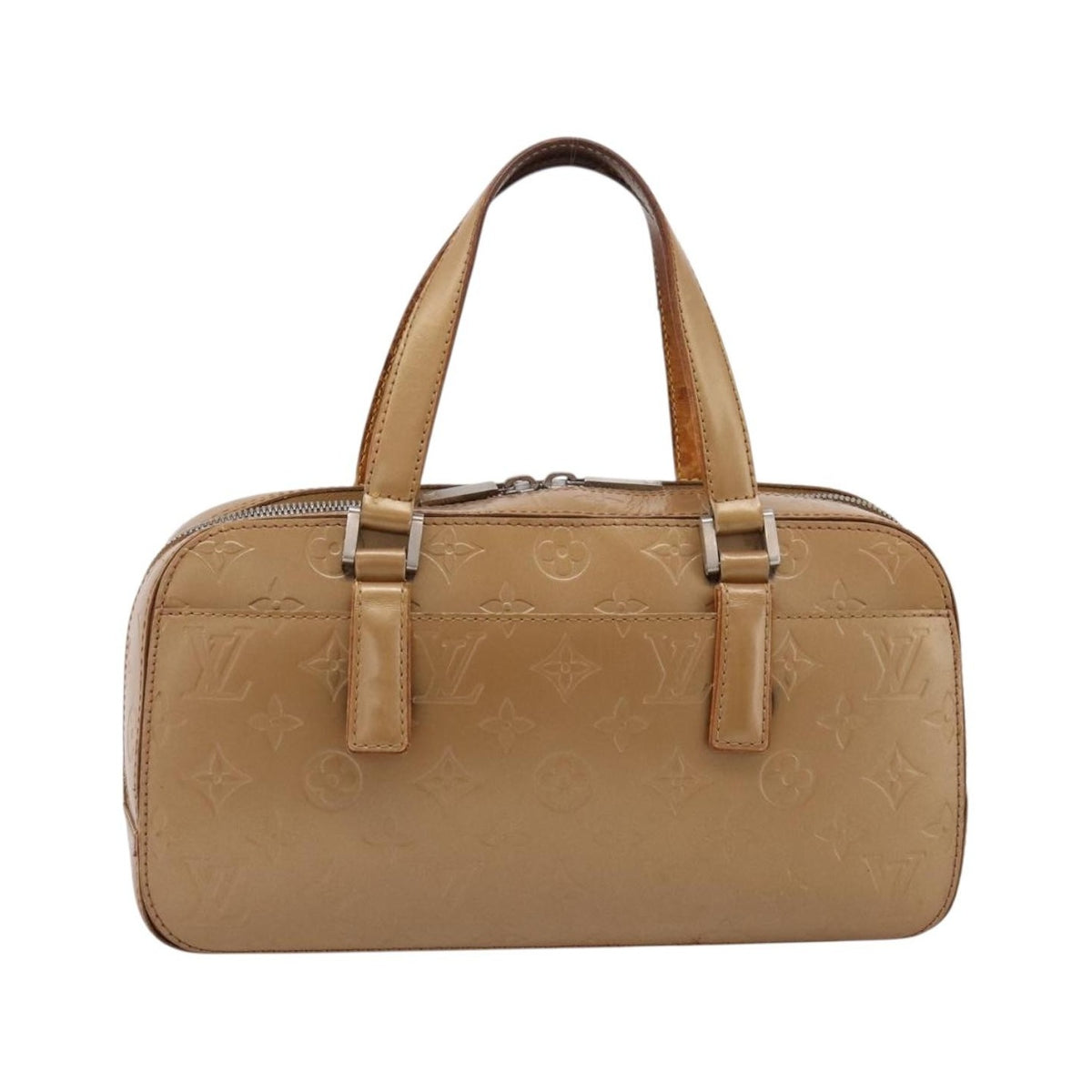 Louis Vuitton Mat Shelton Monogram Vernis, Brown, Patent Leather, Handbag