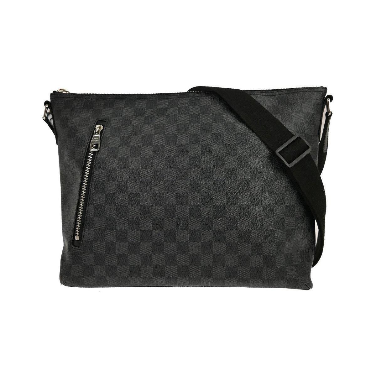 Louis Vuitton Mick NM Messenger Damier Graphite, Black, Canvas, Shoulder Bag