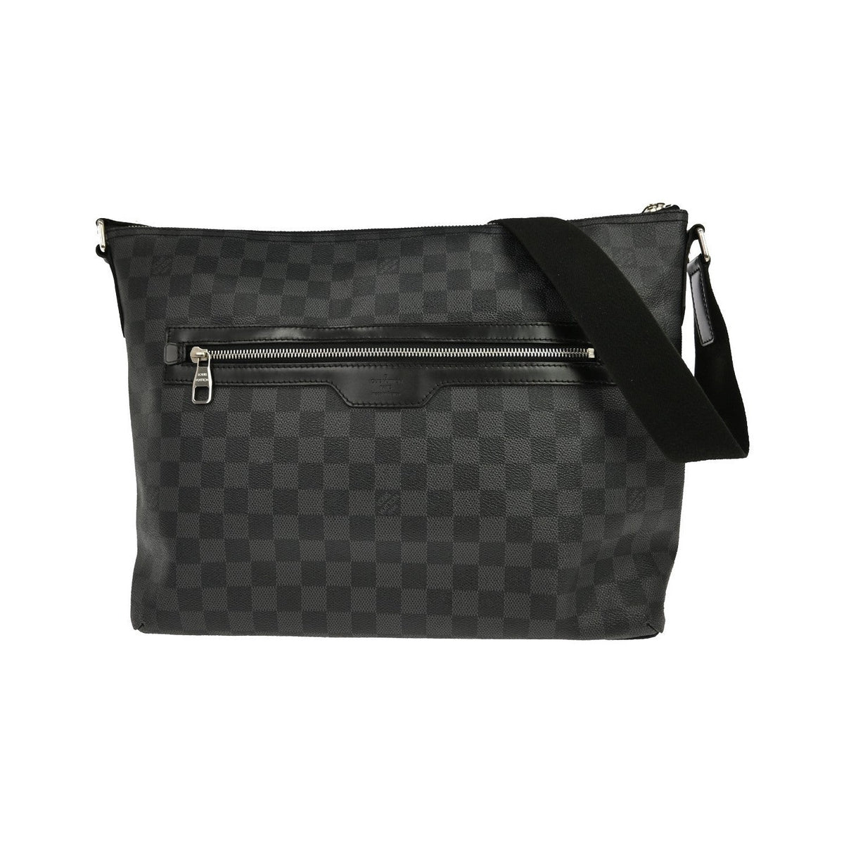 Louis Vuitton Mick NM Messenger Damier Graphite, Black, Canvas, Shoulder Bag