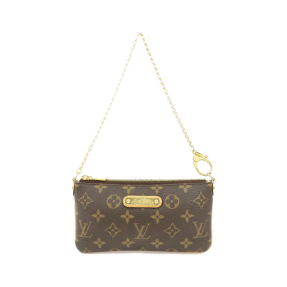 Louis Vuitton Milla Pochette Monogram Canvas, Brown, Canvas, Clutch
