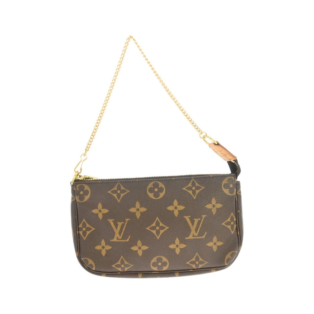 Louis Vuitton Mini pochette accessoires Canvas, Brown, Canvas, Clutch