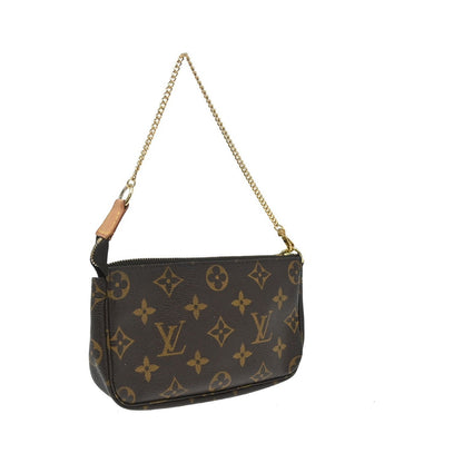 Louis Vuitton Mini pochette accessoires Canvas, Brown, Canvas, Clutch