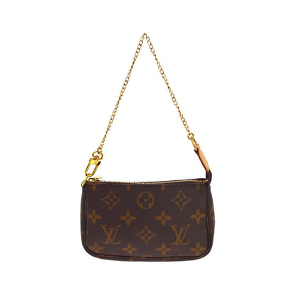Louis Vuitton Mini pochette accessoires Canvas, Brown, Canvas, Clutch