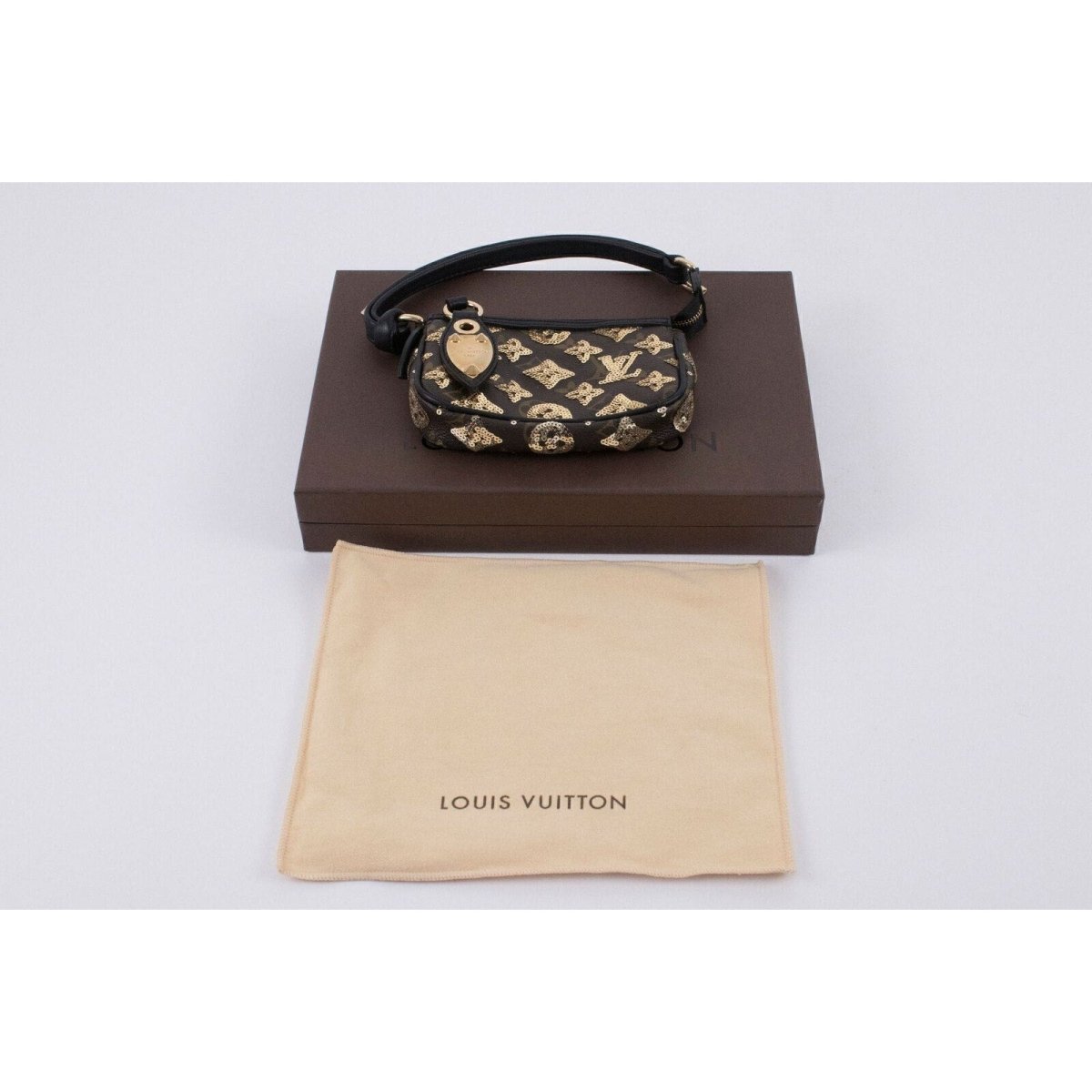 Louis Vuitton Mini Pochette Shoulder Bag Brown - Brandsamsara