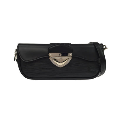 Louis Vuitton Montaigne Clutch Epi Leather, Black, Leather, Clutch