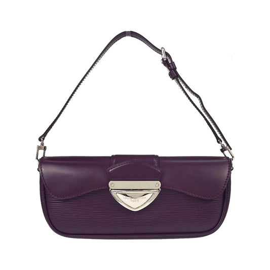 Louis Vuitton Montaigne Clutch Epi Leather, Purple, Leather, Clutch