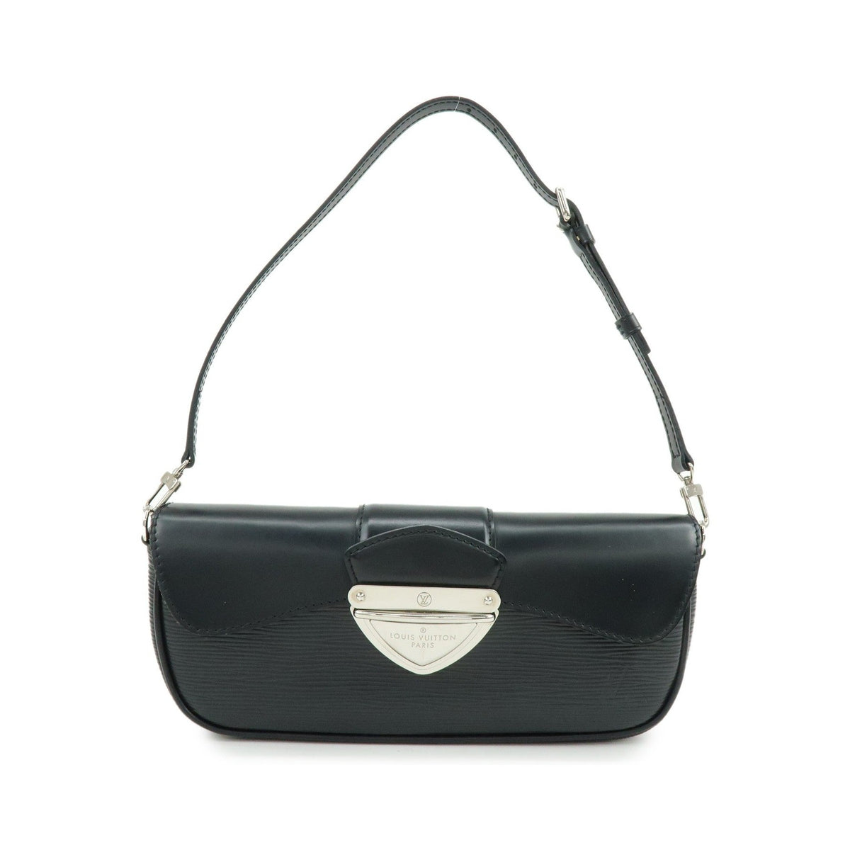 Louis Vuitton Montaigne Clutch Epi Leather, Black, Leather, Clutch