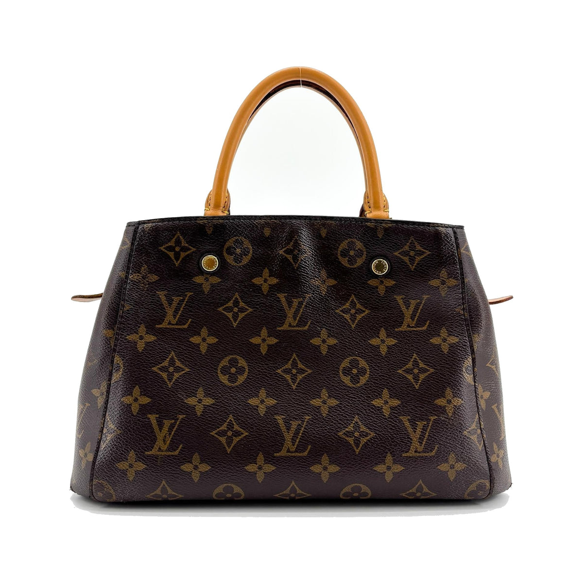 Louis Vuitton Montaigne Monogram Canvas, Brown, Canvas, Handbag