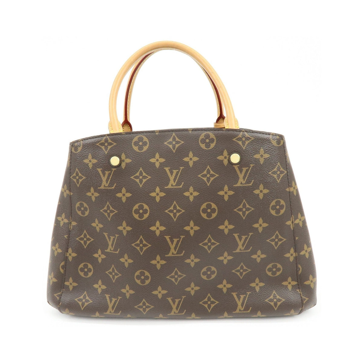 Louis Vuitton Montaigne Monogram Canvas, Brown, Canvas, Handbag