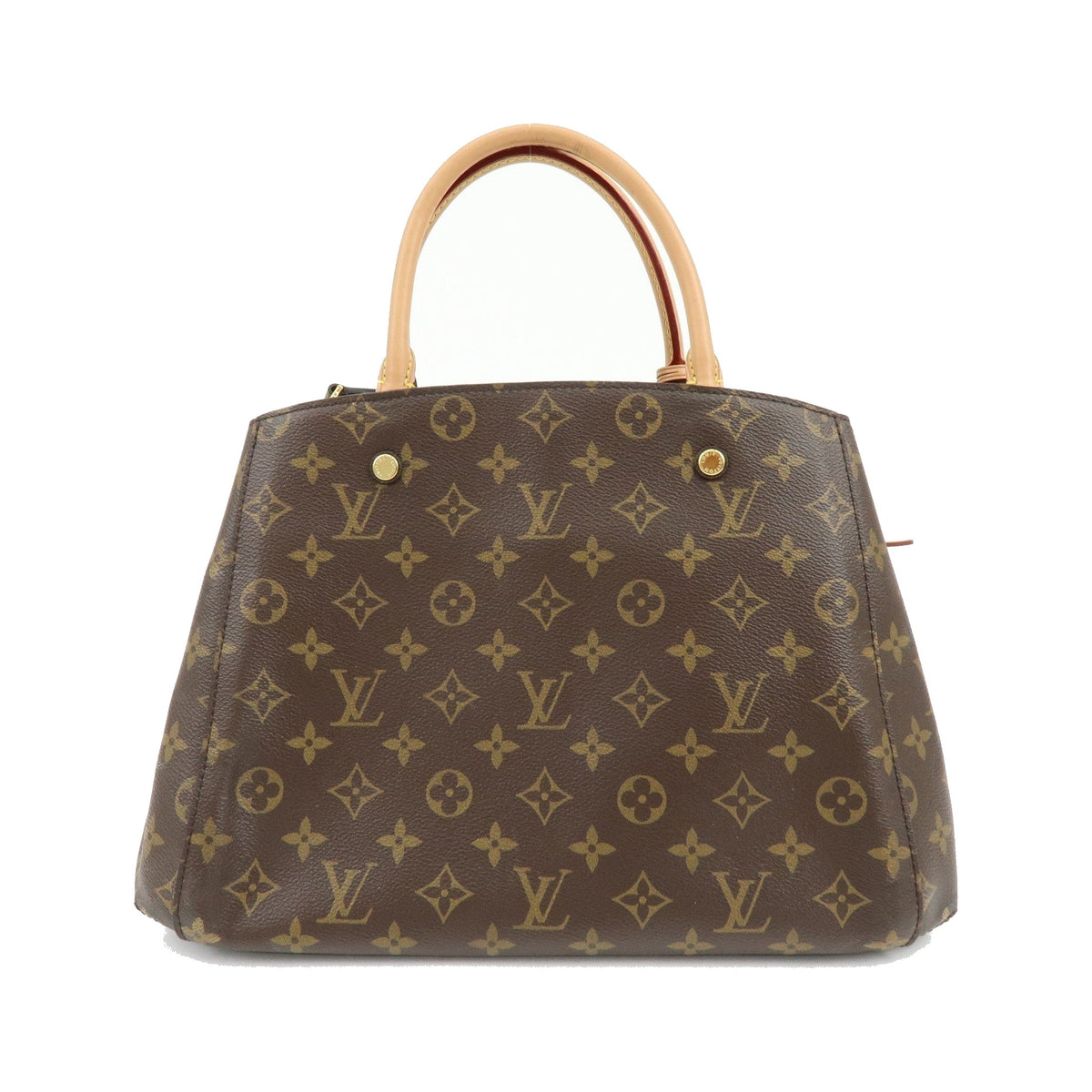 Louis Vuitton Montaigne Monogram Canvas, Brown, Canvas, Handbag