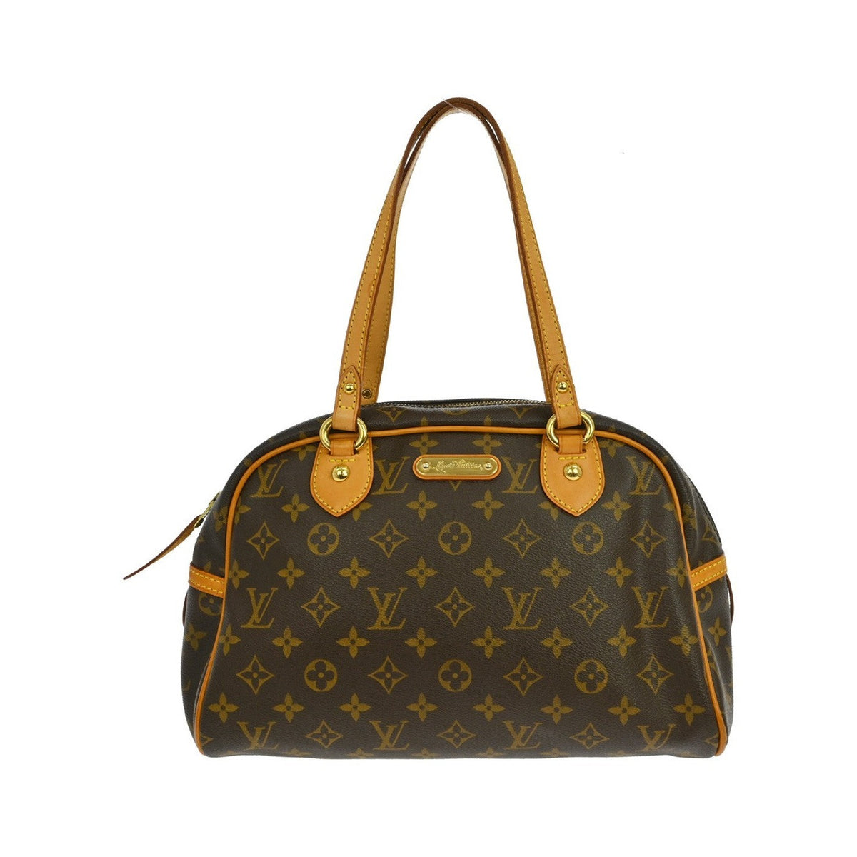Louis Vuitton Montorgueil Monogram Canvas, Brown, Canvas, Handbag