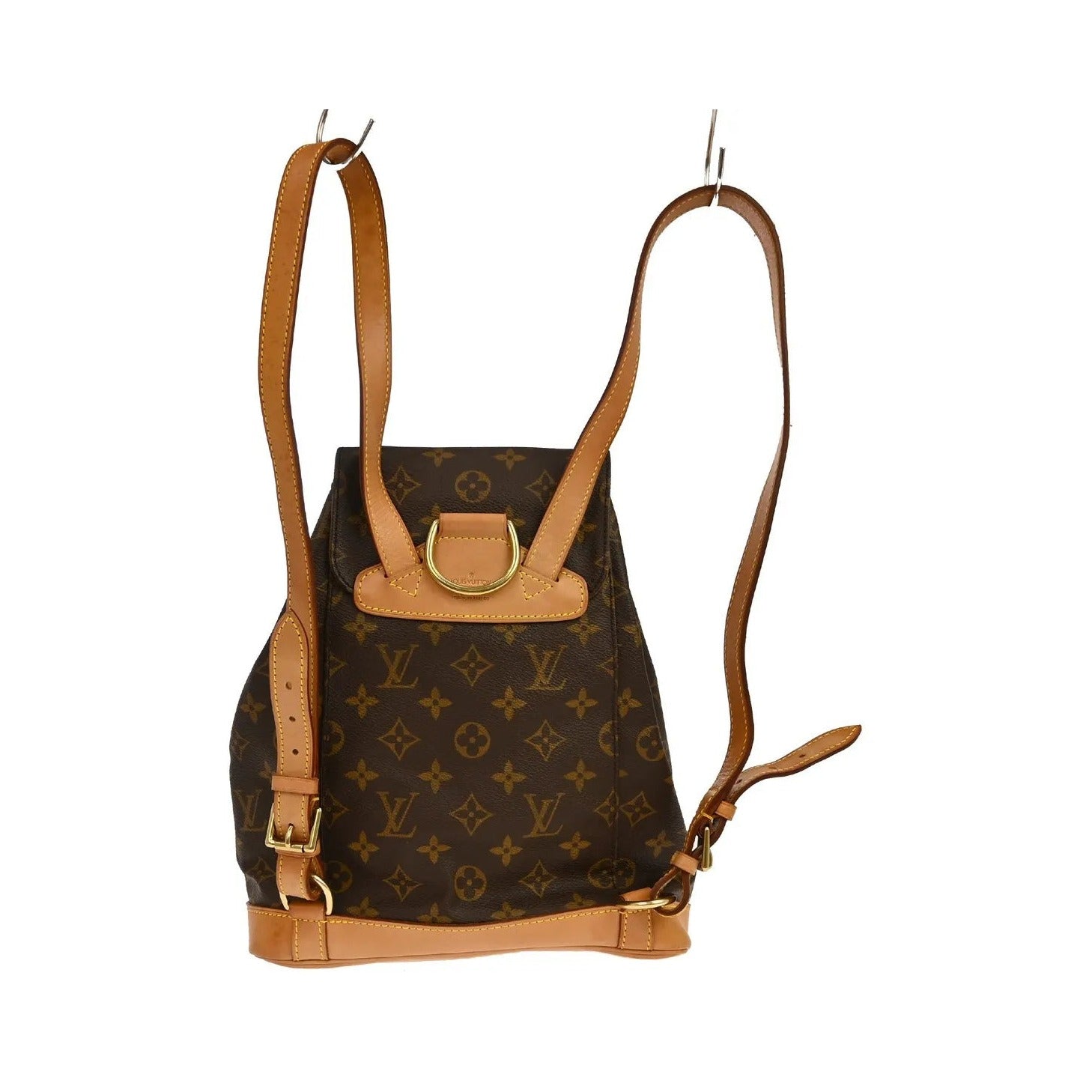 Louis Vuitton Montsouris Monogram, Brown, Canvas, Backpack