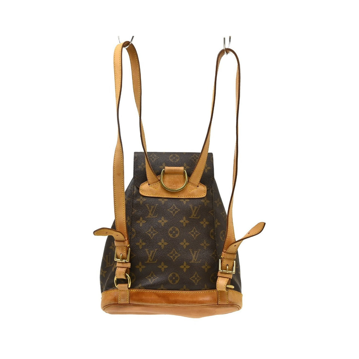 Louis Vuitton Montsouris Monogram, Brown, Canvas, Backpack