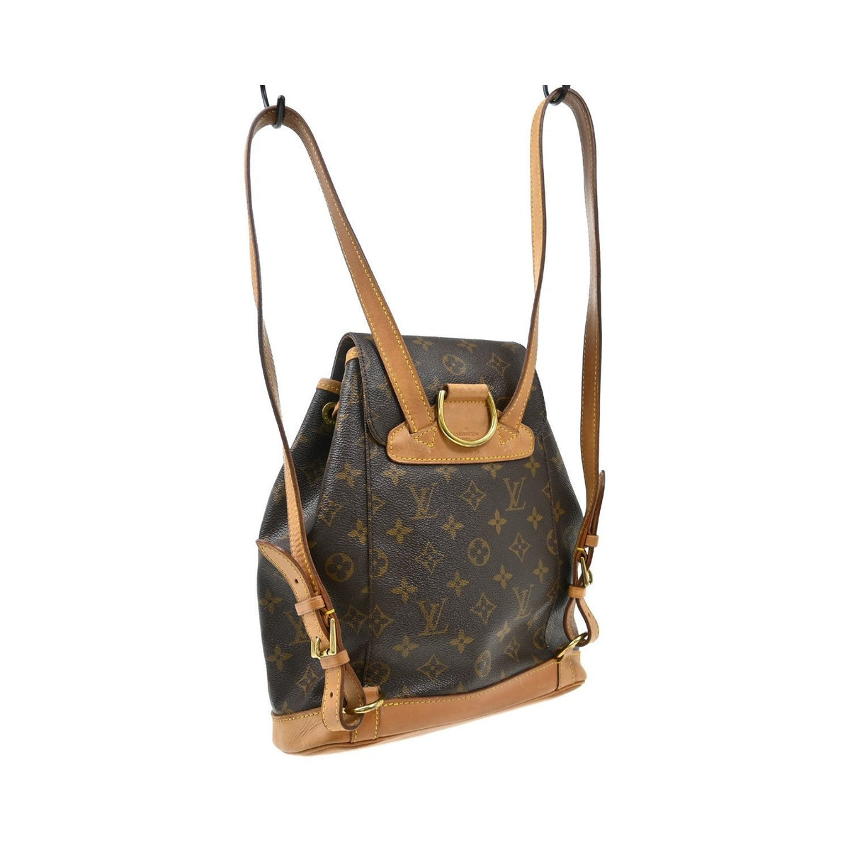 Louis Vuitton Montsouris Monogram Canvas, Brown, Canvas, Backpack