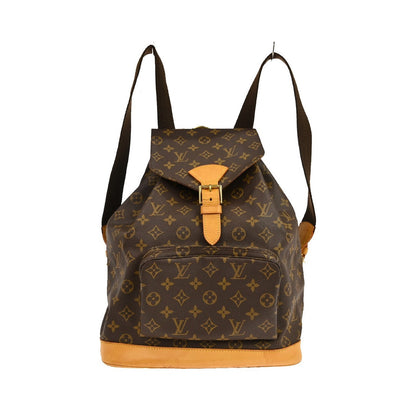 Louis Vuitton Montsouris Monogram Canvas, Brown, Canvas, Backpack