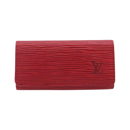 Louis Vuitton Multiclés 4 Cuir verni, Red, Leather, Wallet