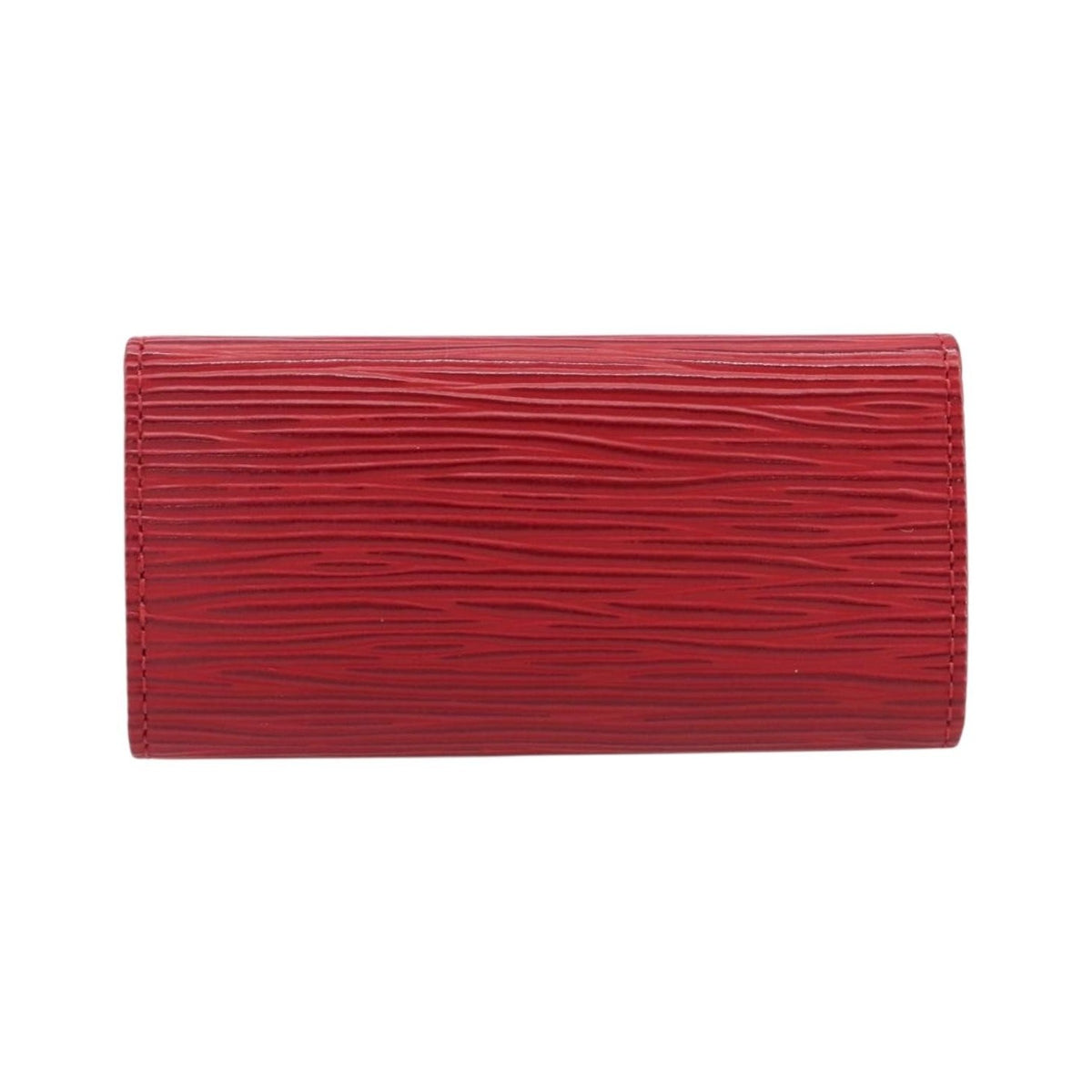 Louis Vuitton Multiclés 4 Cuir verni, Red, Leather, Wallet